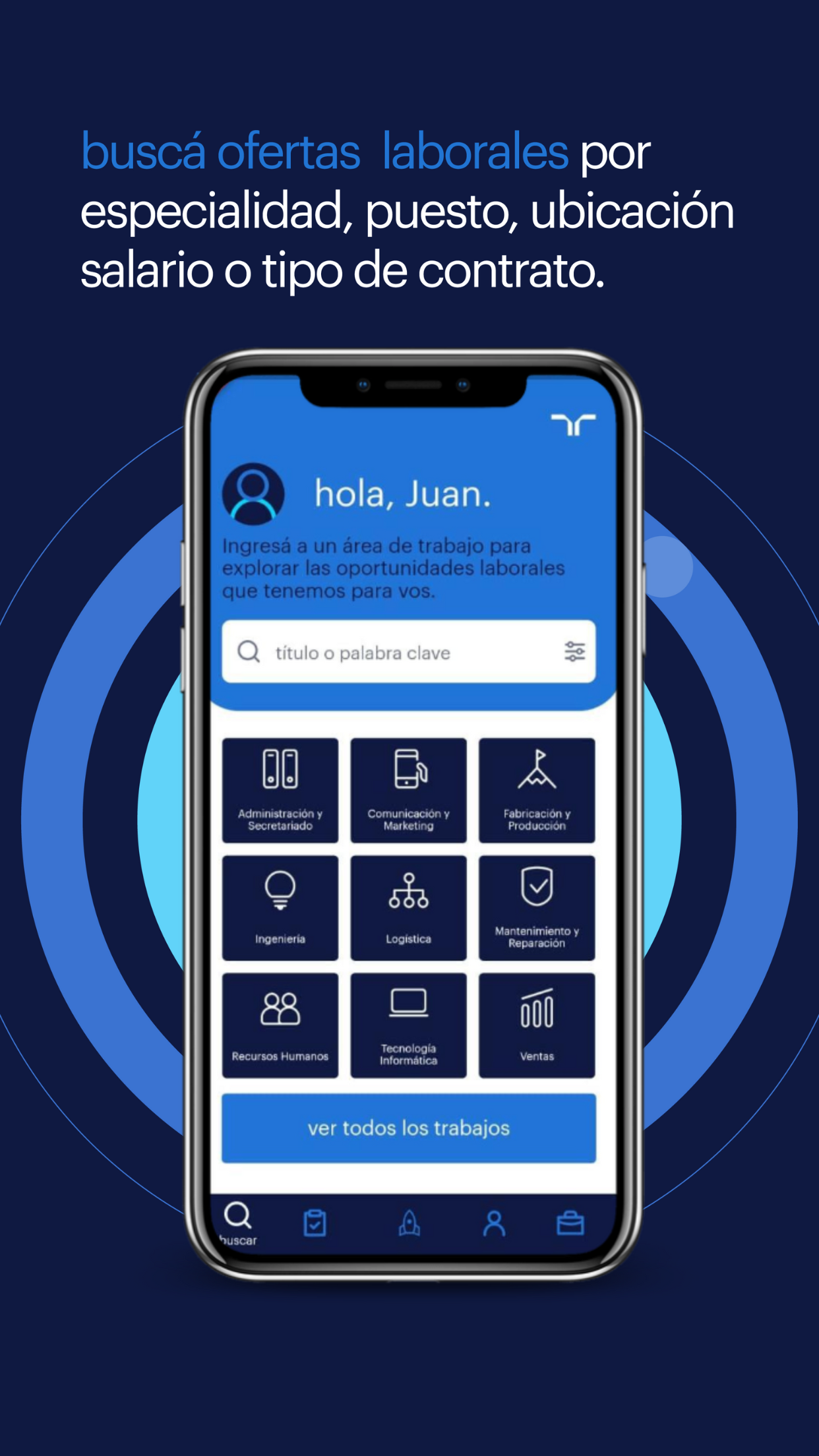 buscá trabajo en randstad app